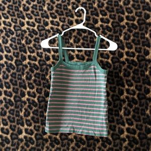 Striped Green Tank top